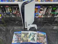 Konsola Playstation 5 PS5 z napędem 4 dobre gry Gwar 6m SKLEP ZAMIANA