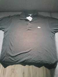 LACOSTE T-SHIRT polo męski czarny R.M