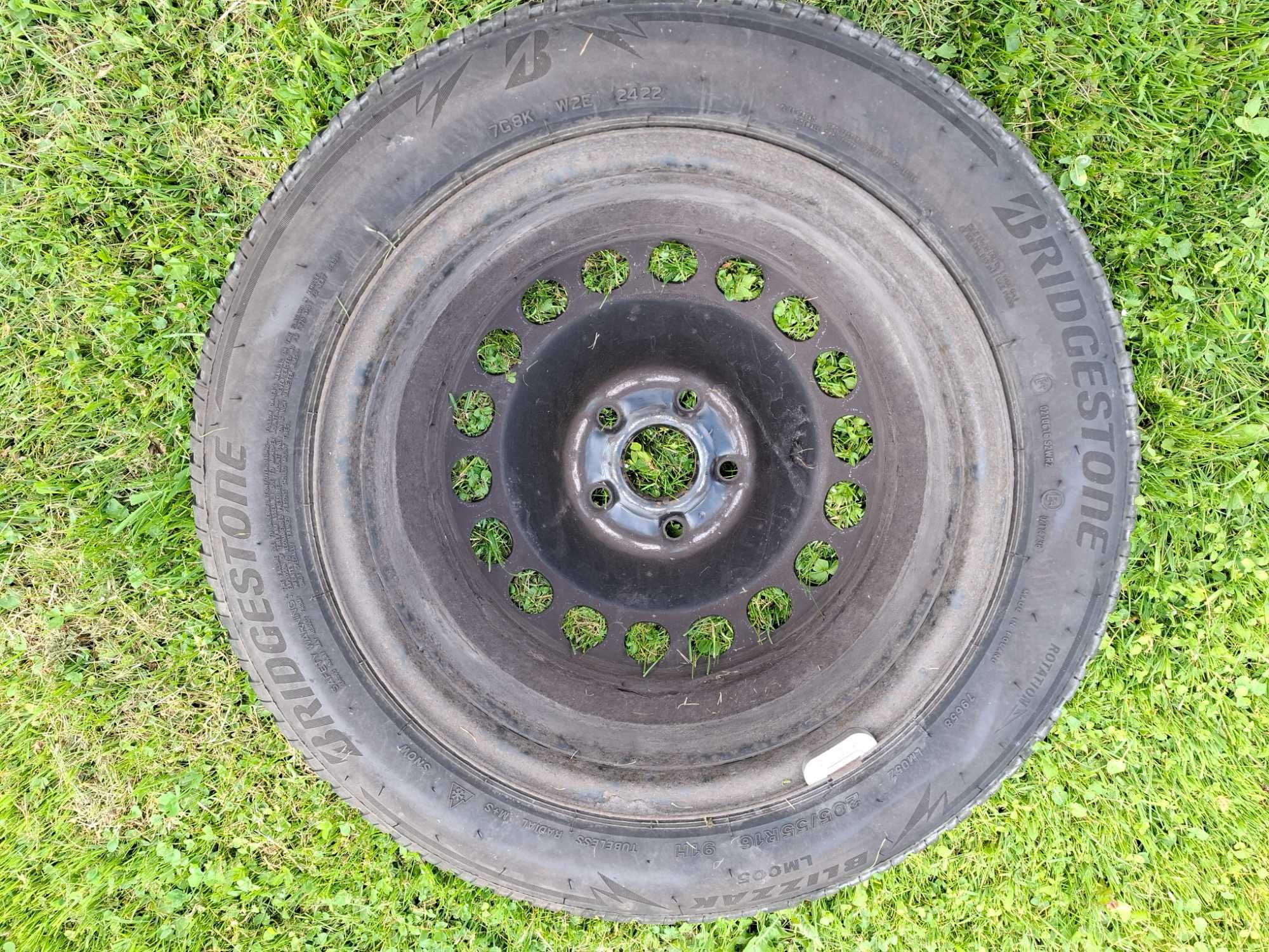 Opona zimowa Bridgestone 16+ felga stalowa