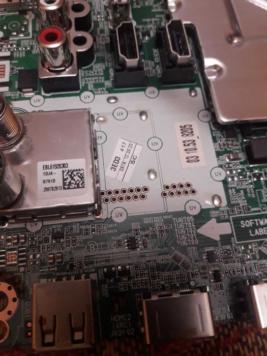 Плати телевізора  LG