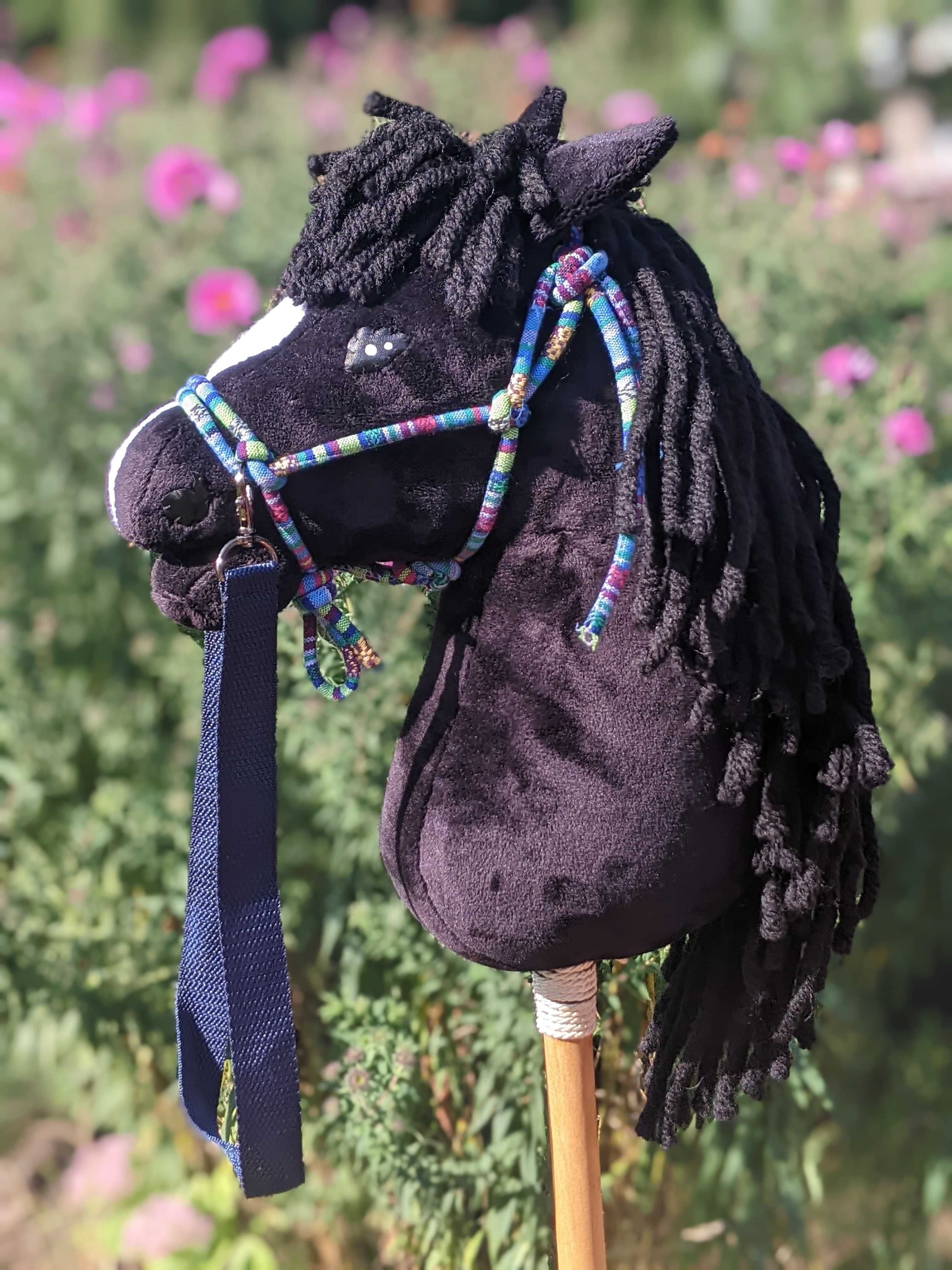Hobby horse - konik w rozmiarze A5, czarny, kary