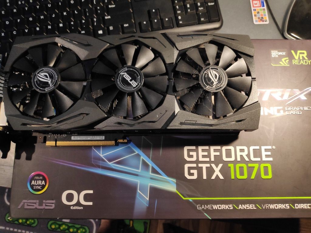 Karta graficzna ASUS GeForce GTX 1070 ROG Strix 8GB GDDR5 OC