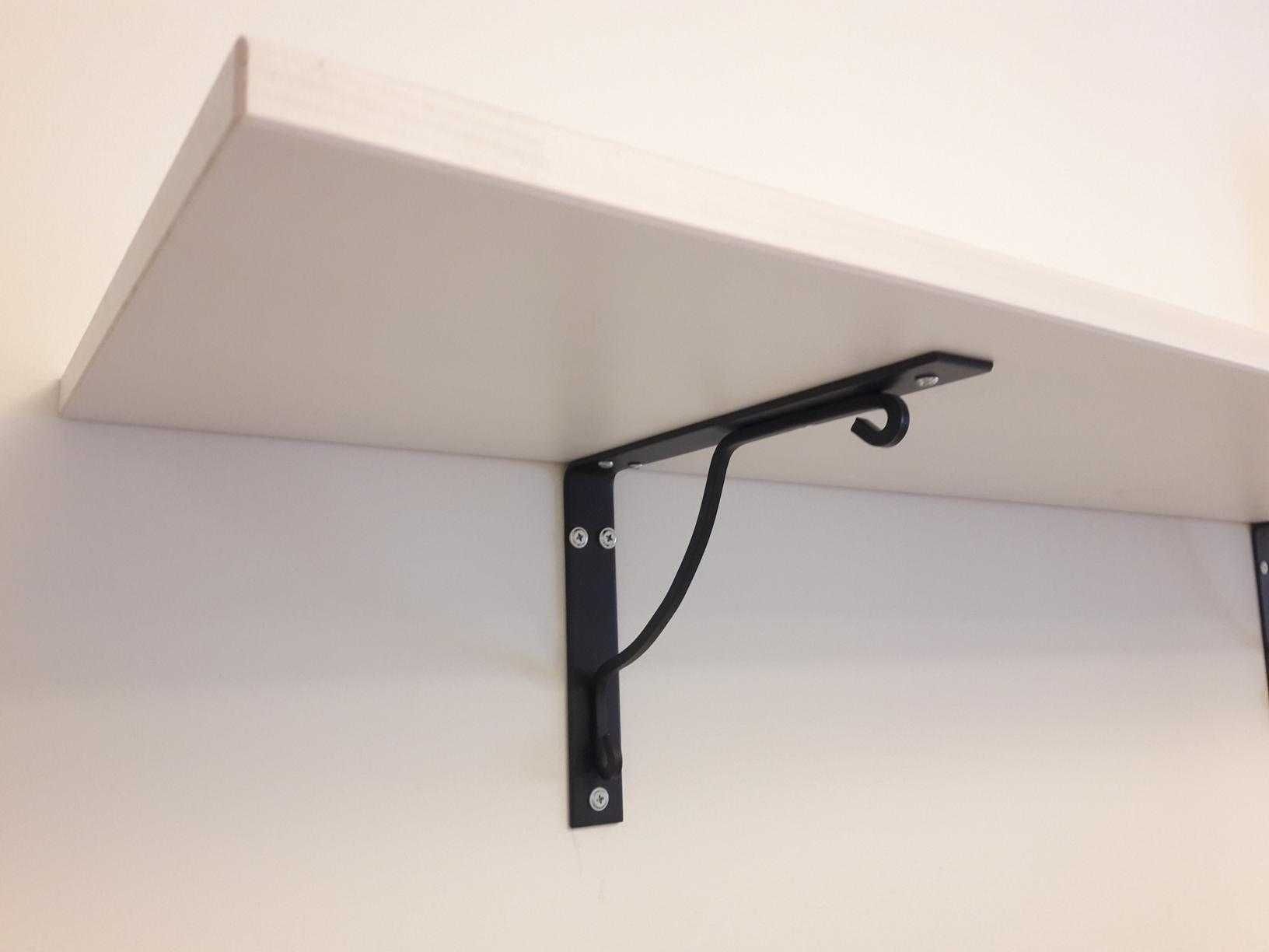 Półka ścienna IKEA EKBY HEMNES / EKBY HALL - biały