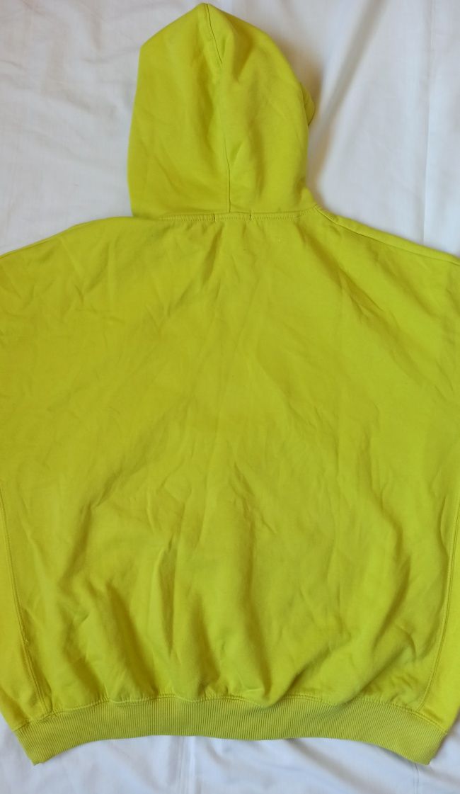 Oversized hoodie verde fluorescente M