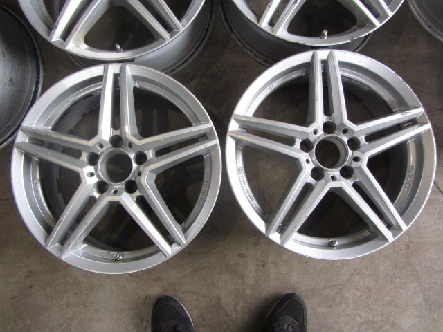 Felgi aluminiowe mercedes 5x112 et48,5 7x17j z czujnikiem powietrza