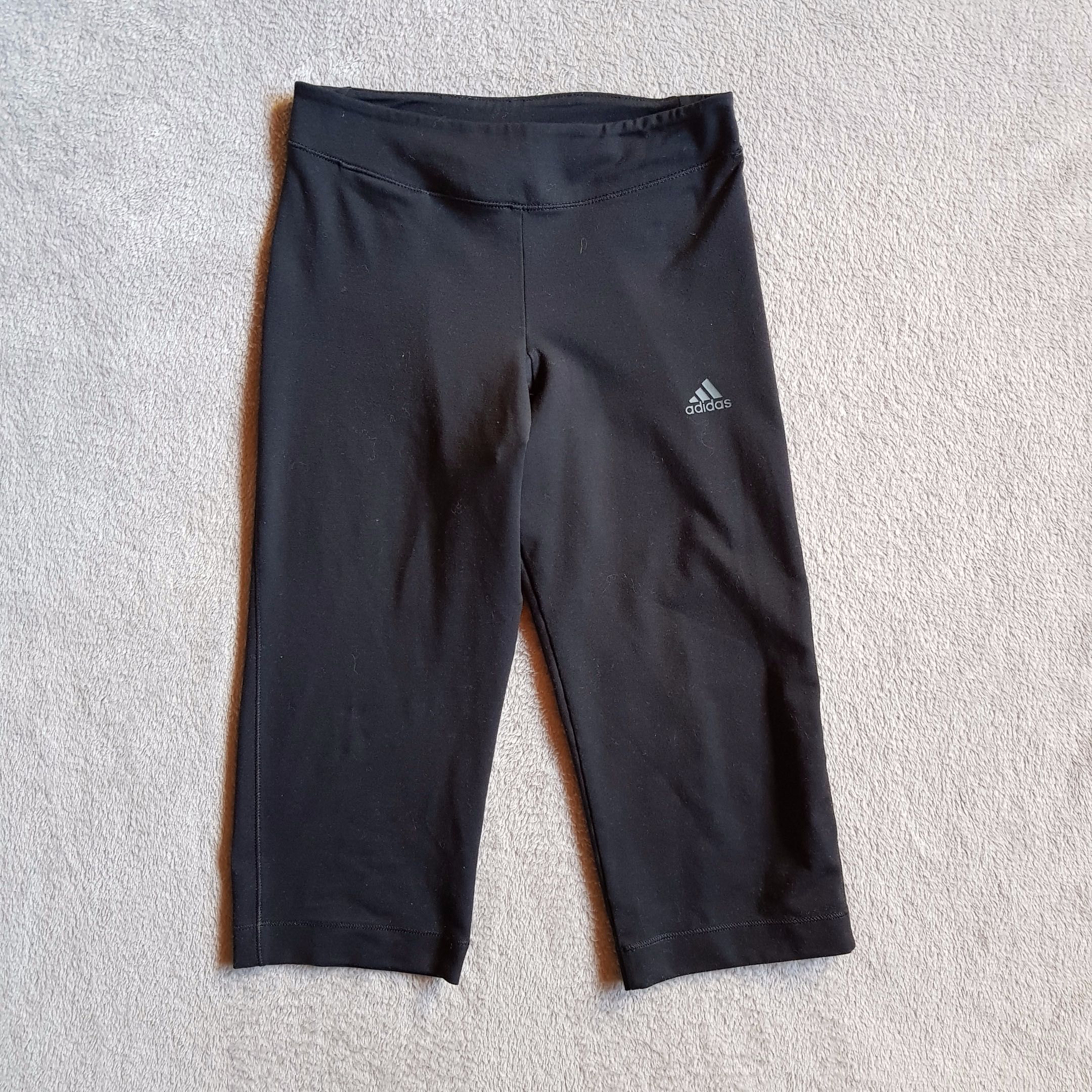 Adidas : legginsy sportowe elastyczne 3/4 S/M