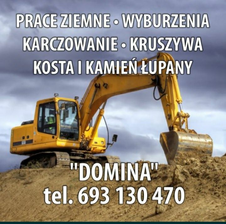 Pracę Ziemne Wyburzenia Karczowanie terenów