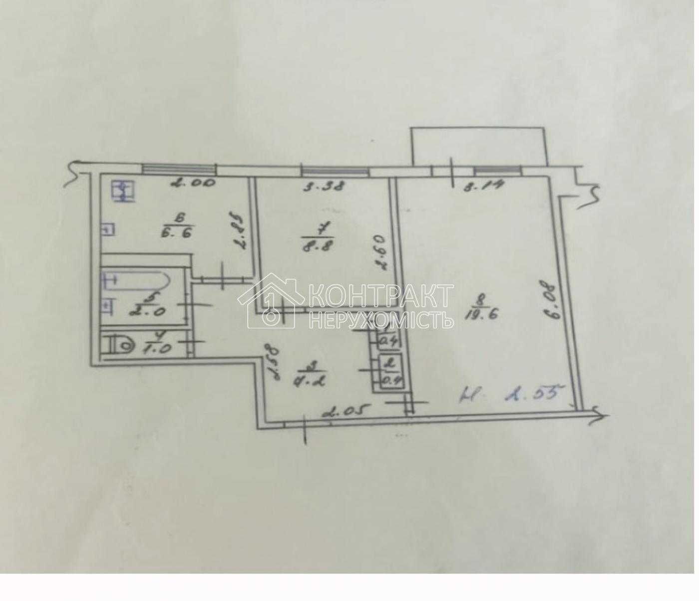 Продажа 2к.кв Амосова Салтовка Корчагинцев, Медкомплекс ремонт