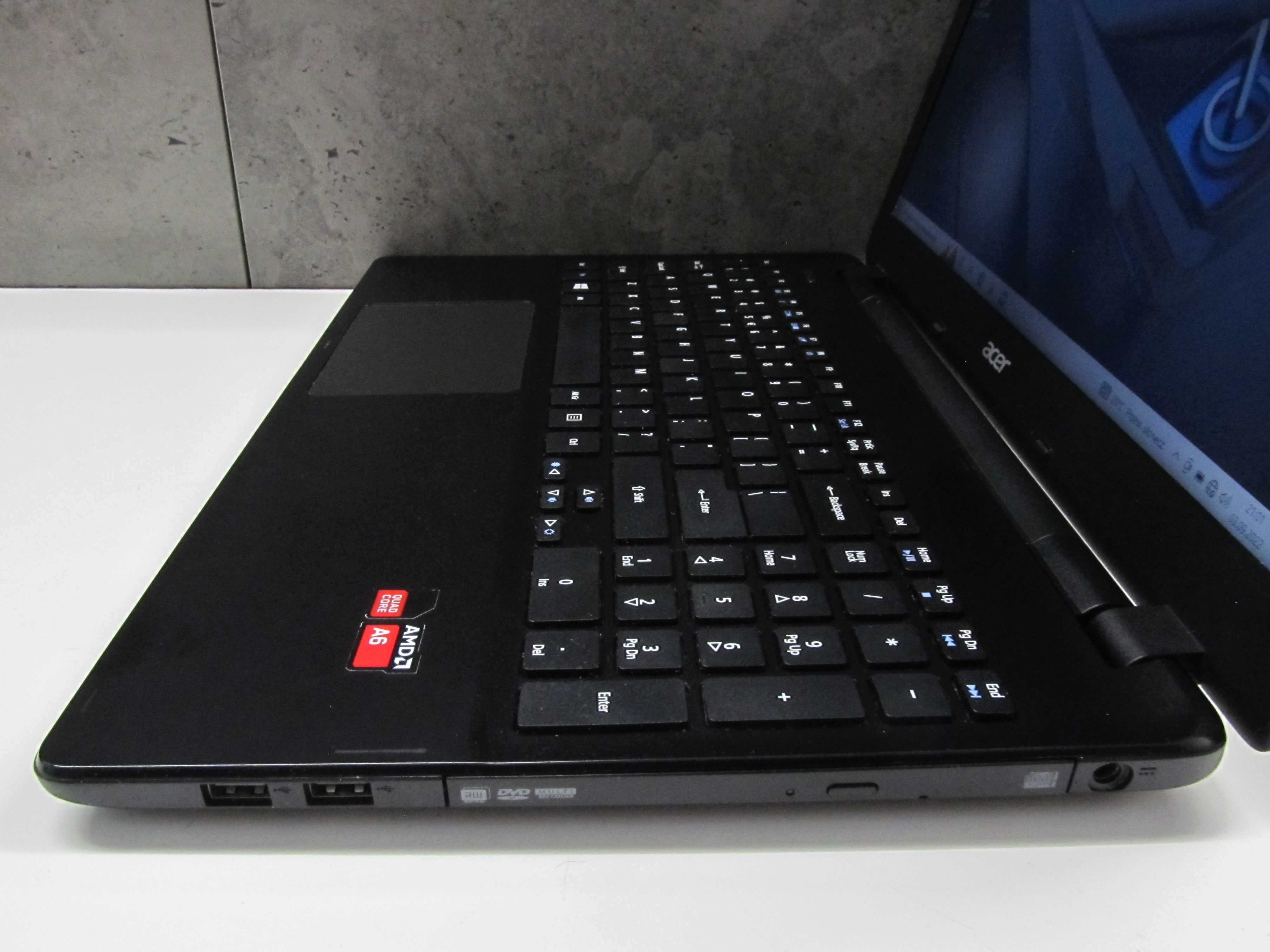 PROMOCJA Acer Aspire E5 AMD A6 QUAD 6310 8GB 256SSD Radeon R4 Laptop