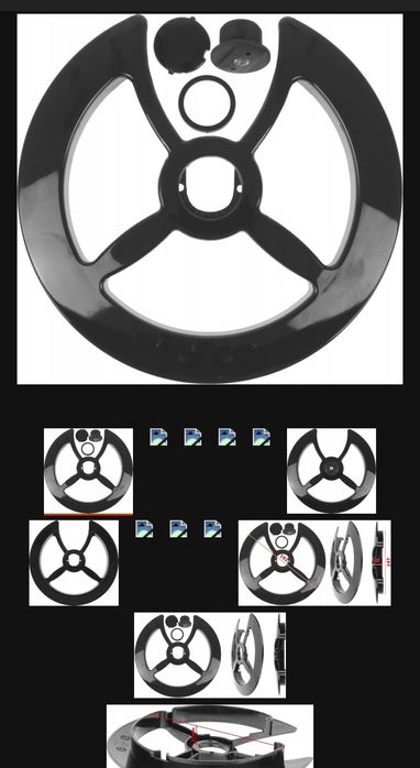 Osłona zębatki korby uniwersalna cz