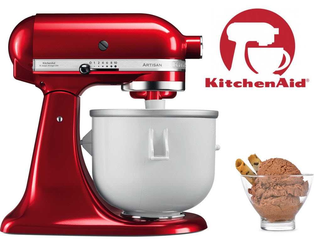 Чаша для приготовления мороженого KitchenAid 5KICA0WH планетарный микс