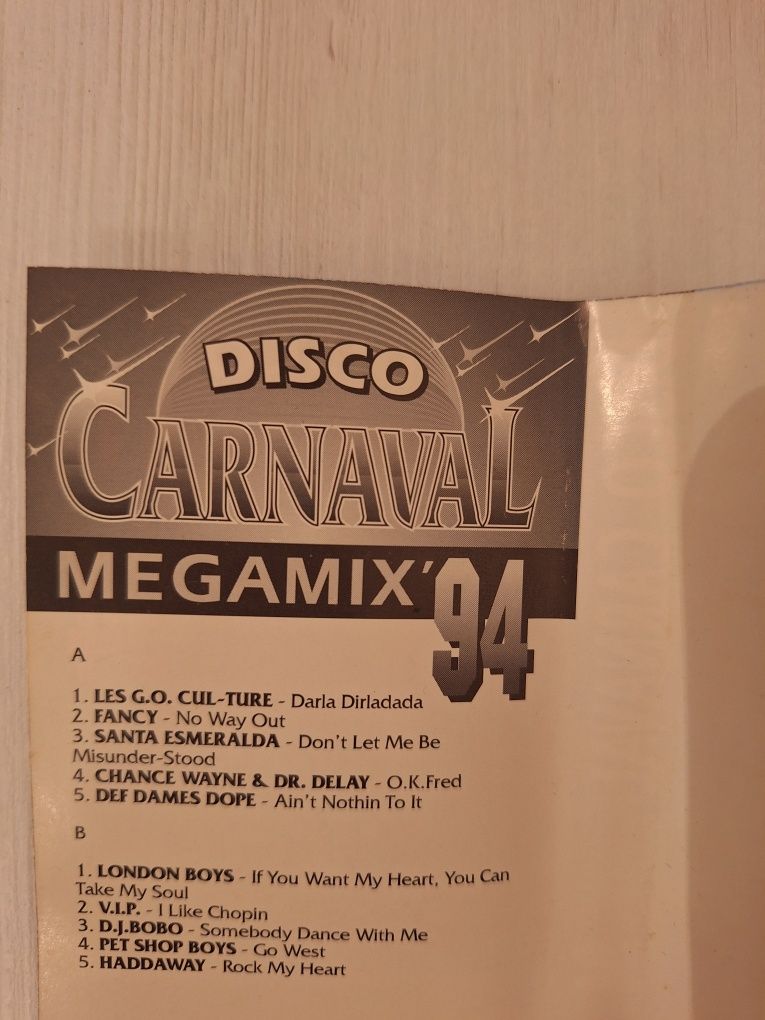 Disco Carnaval Megamix '94 - kaseta magnetofonowa