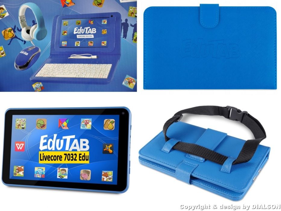 Nowy Tablet Edukacyjny Dzieci OVERMAX EduTab 3 PLAY ETUI na Prezent