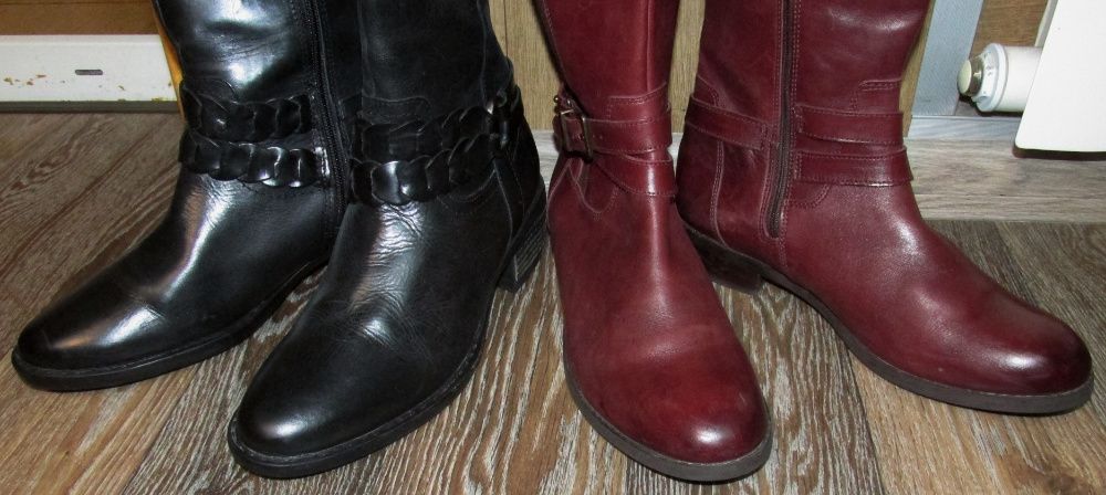 Продам деми сапоги Clarks/hush puppies 39 размер, стелька 25.5см