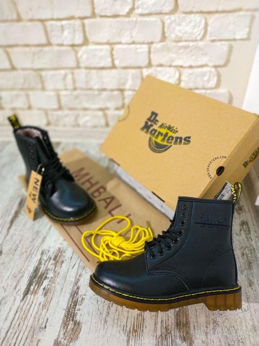 Черевики чоловічі Dr. Martens 1460 Black 11822006 Доктор Мартінс