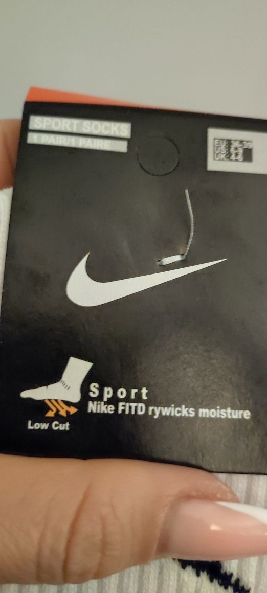 Skarpety Nike 1 para 36-39 Damskie