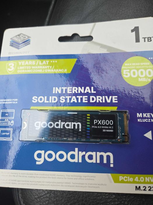 Dysk SSD Goodram px600 1tb nowy m.2 pci4.0 nvme