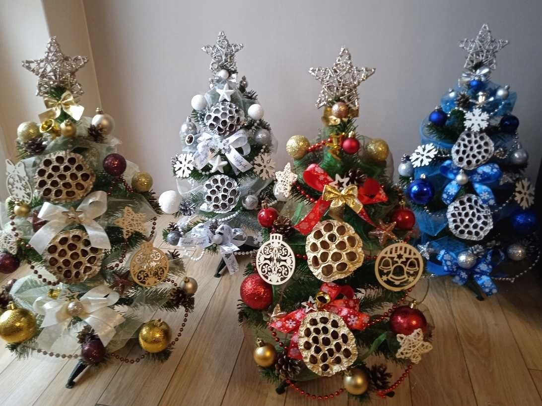 Choinka z dekoracją i lampkami led 60 cm PRODUCENT!