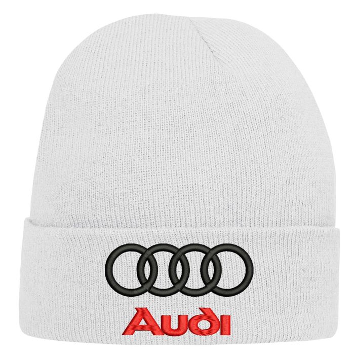 CZAPKA zimowa z haftem AUDI na prezent audi