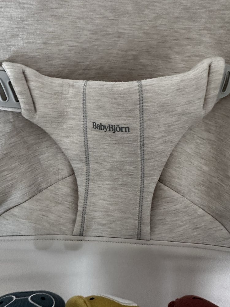 BABYBJORN - leżaczek BLISS 3D Jersey - Jasny Beż