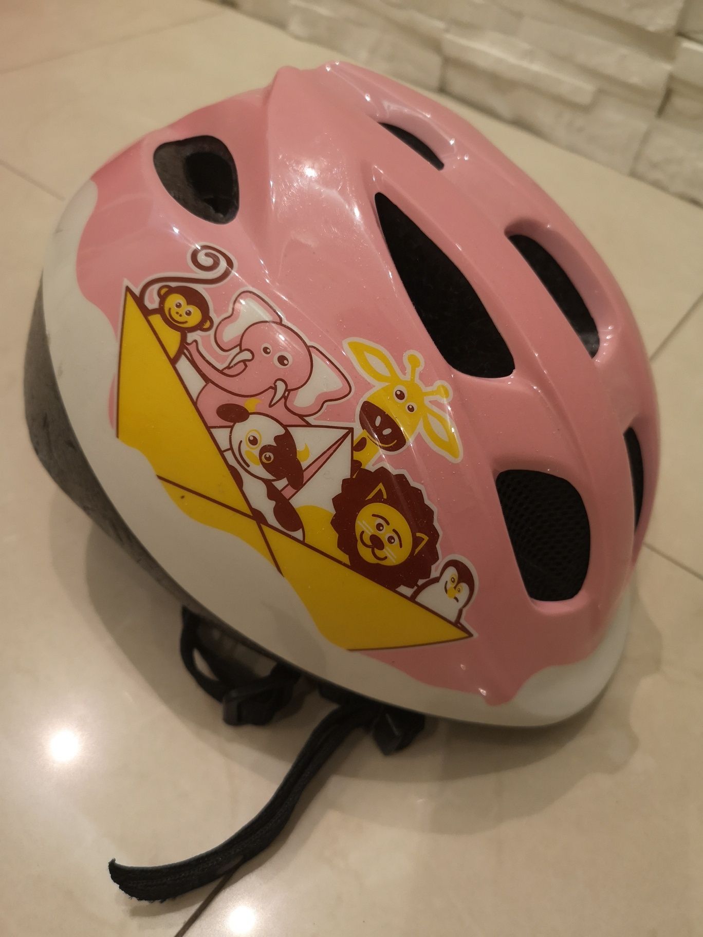 Kask dziecięcy rowerowy 46-53cm