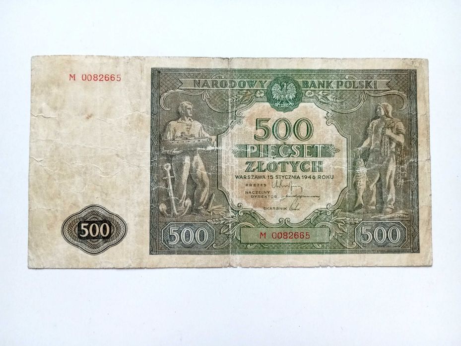 500 zł   1946    - M -   Niski Numer