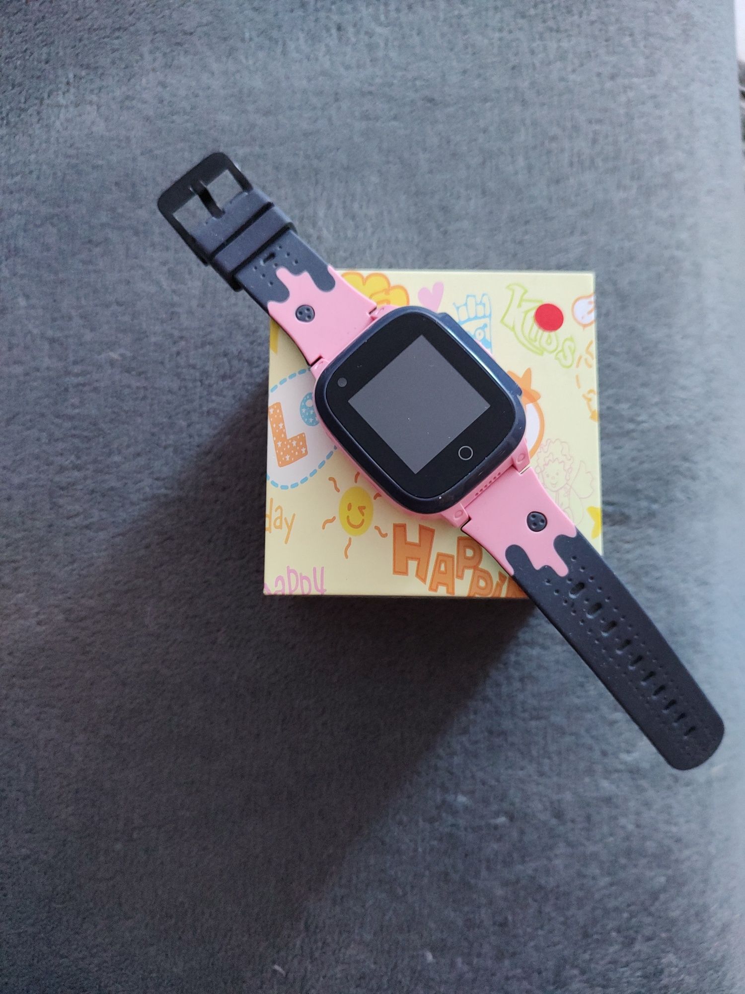 Smartwatch dla dzieci 4G GPS sos termometr menu pl