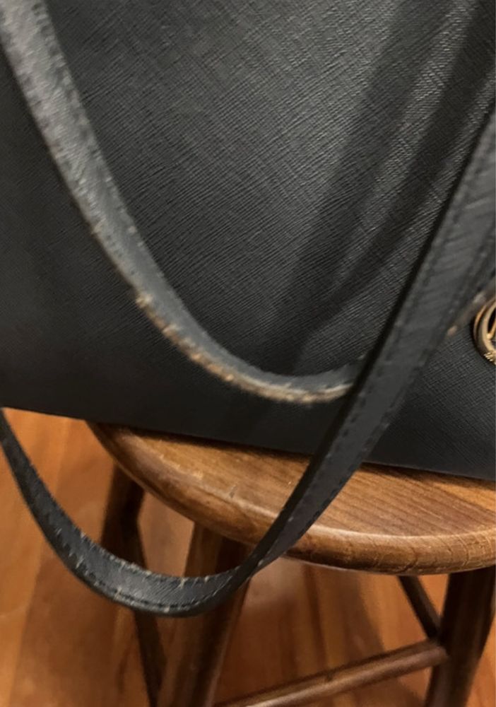 Mala azul tote bag tipo Mickael Kors