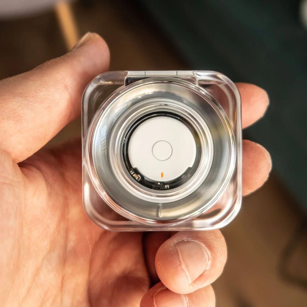 Inteligentny pierścień Samsung Galaxy Ring - srebrny - jak NOWY