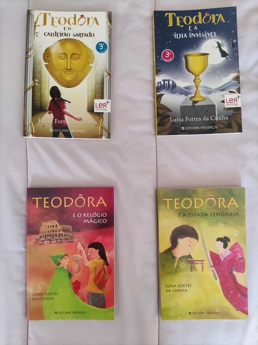 Livros da série Teodora de Luísa Fortes da Cunha