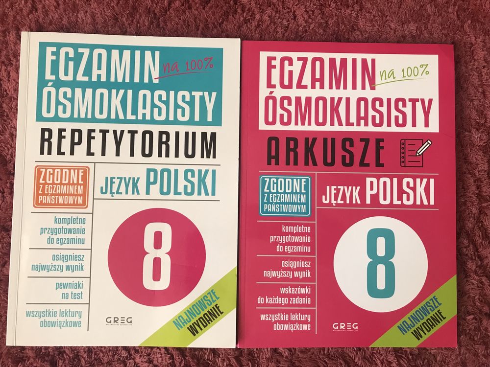 Egzamin ósmoklasisty zestaw książek