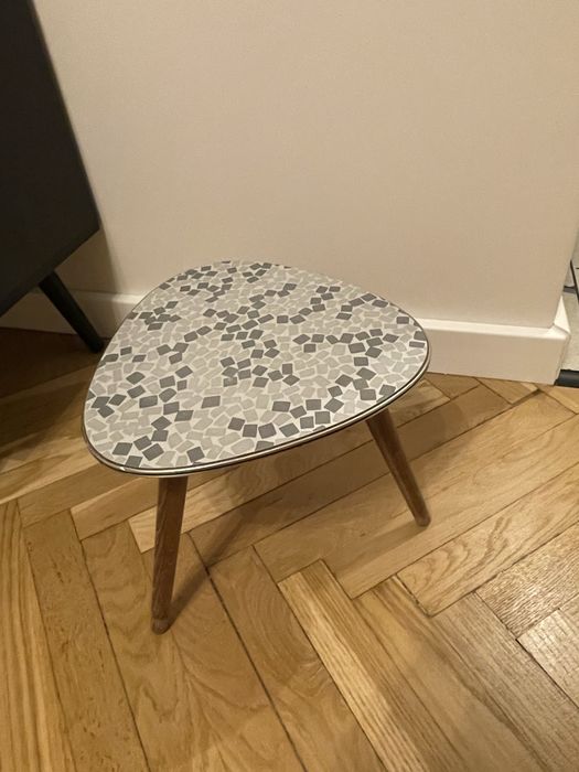 Kwietnik Patyczak Vintage Lata 60/70 Stolik - Ładny wzór