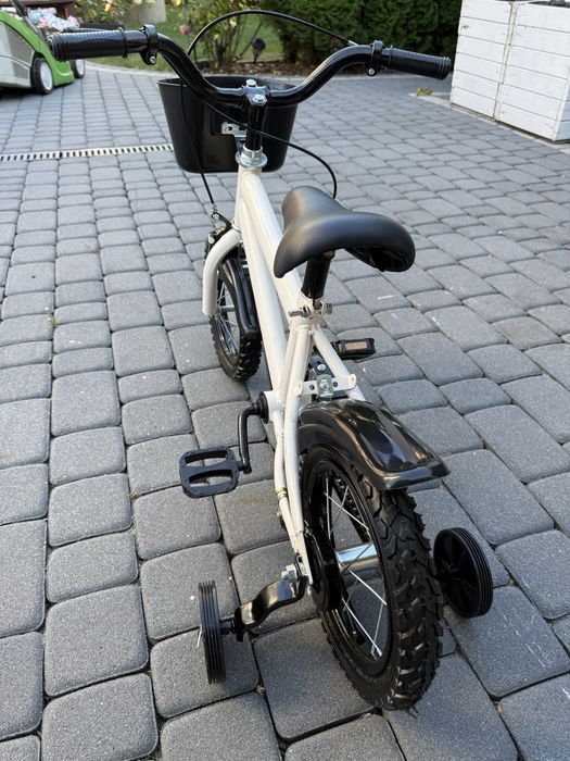 Rower 12 cali dziecięcy chłopca dziewczynki z kółkami do nauki jazdy