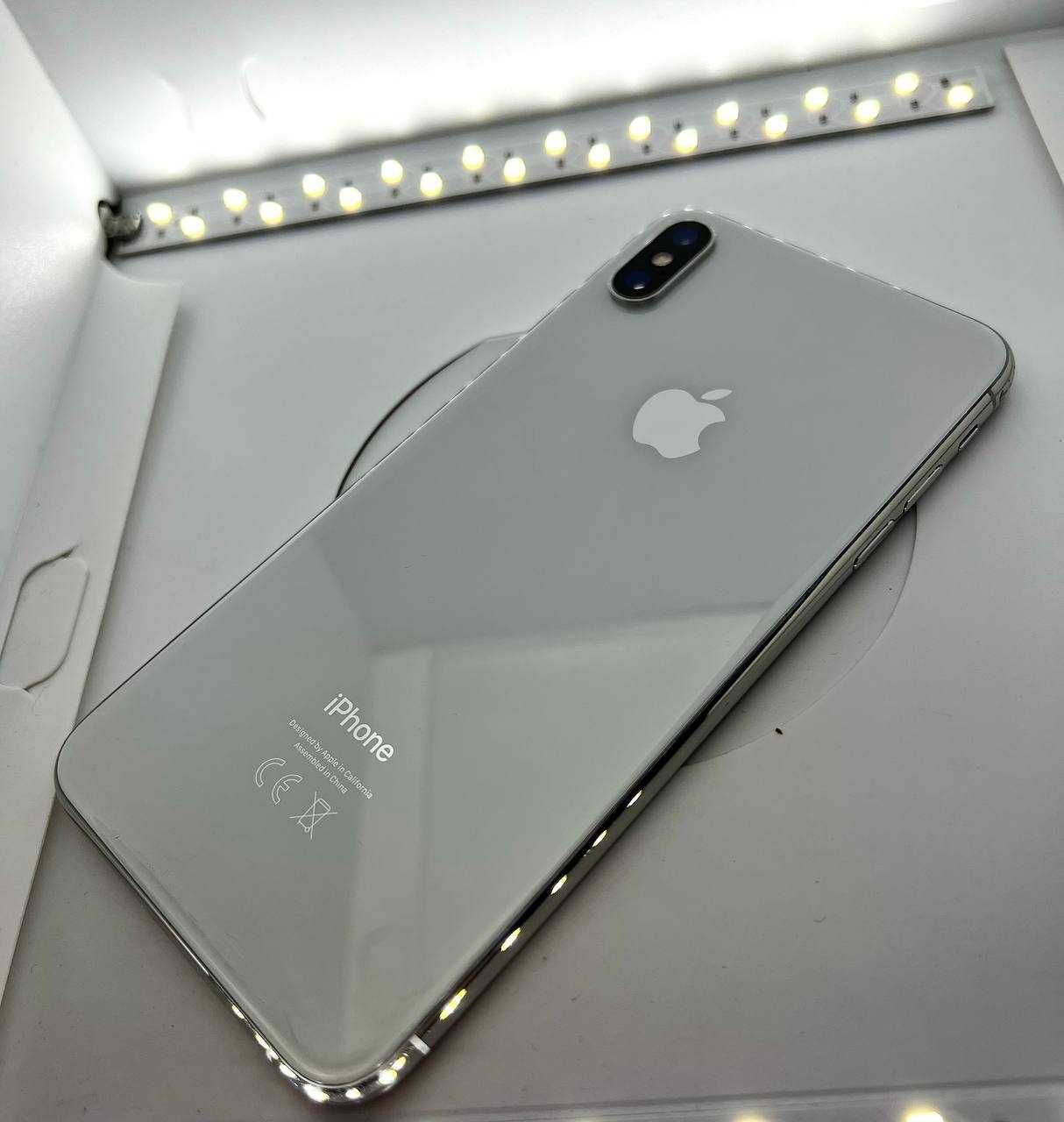 iPhone XS Max • Biały • 256 GB • Bat 100% • GW 12 m.