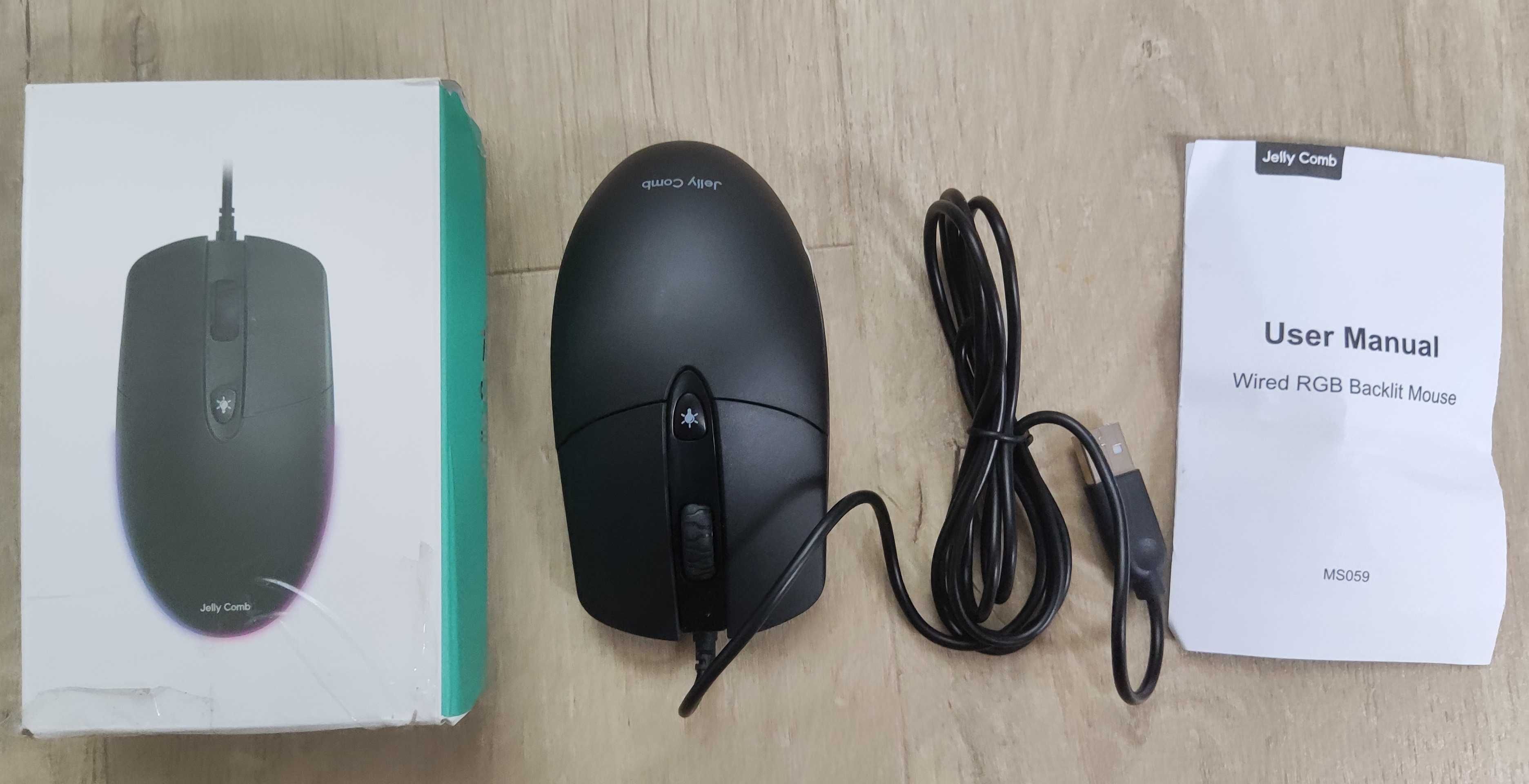 Jelly Comb MS059 mysz przewodowa USB