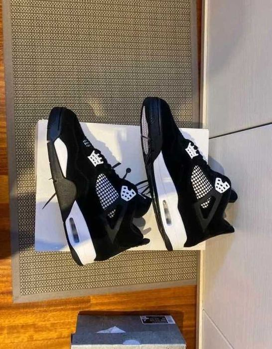 Buty dziecięceAJordan4Retro_White_Thunder R40