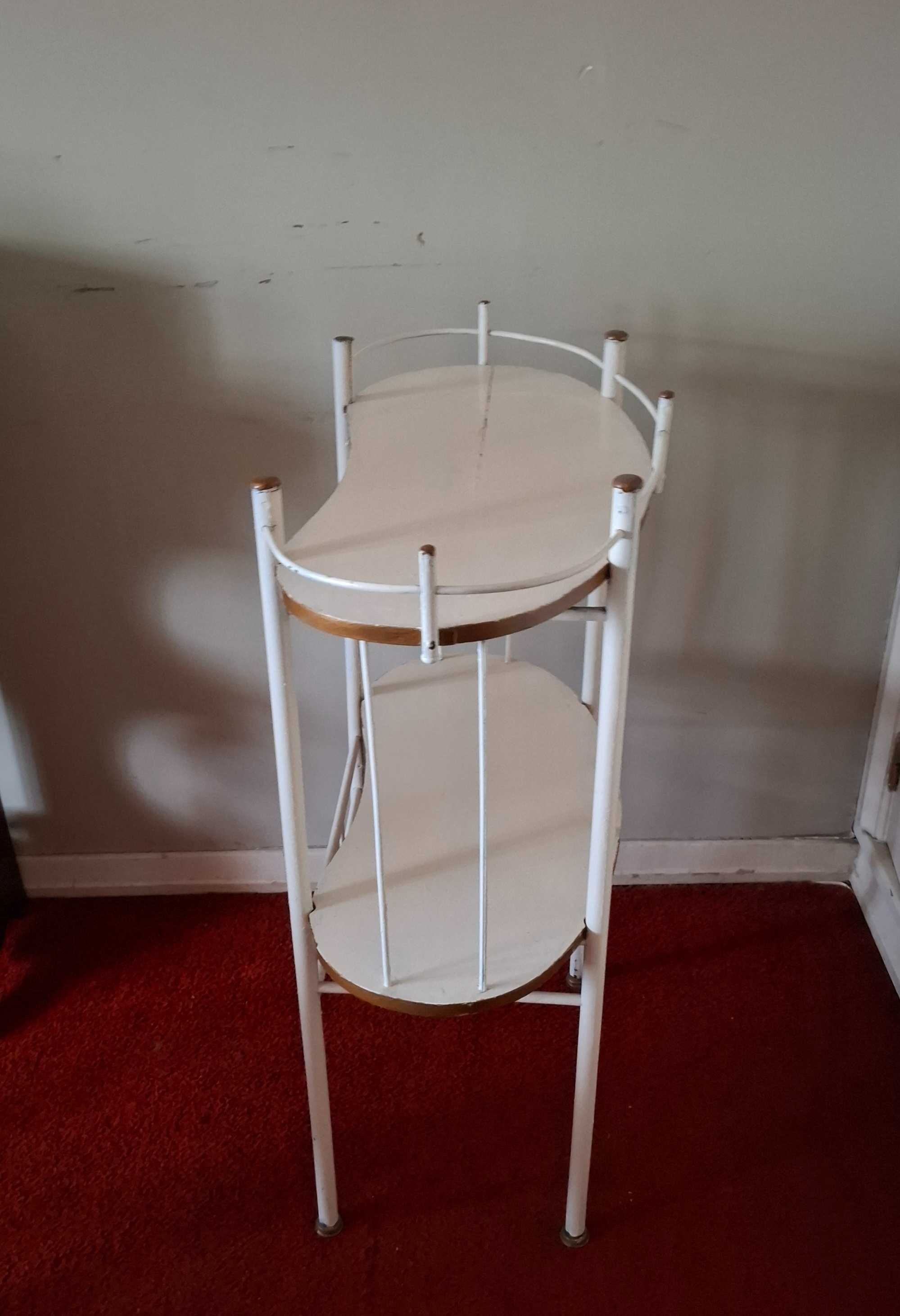 Mesa Meia Lua Lacada estilo Luis XVI