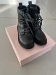 Zimowe buty czarne kozaczki botki nelli blue