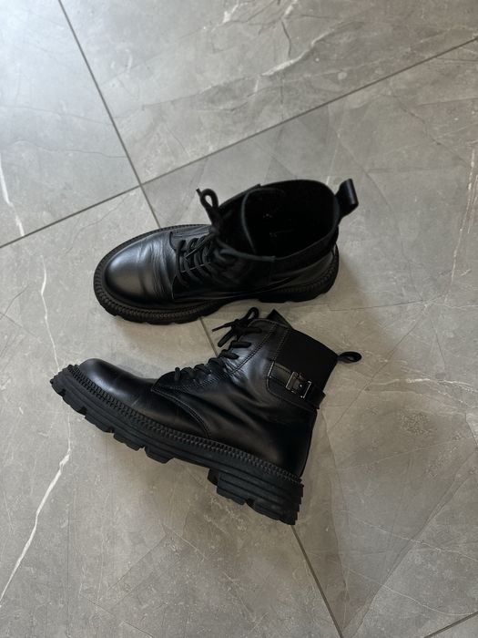 Черевики шкіряні жіночі демісезон 39 розмір