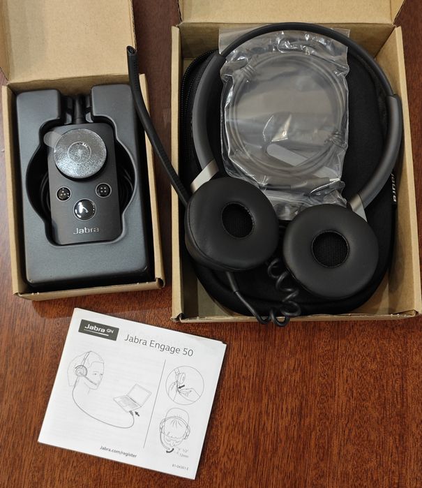 Навушники гарнітура Jabra Engage 50 + контролер Engage Link ENC080