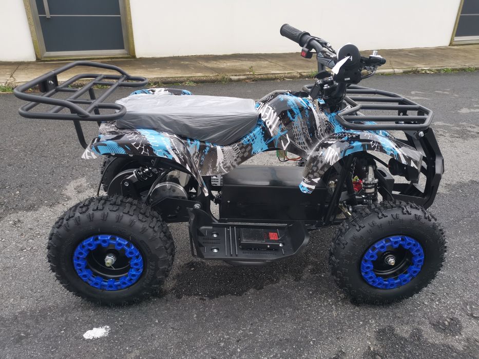 Mini mota quad eléctrica moto 4 ATV elétrica Torino 1000W várias cores