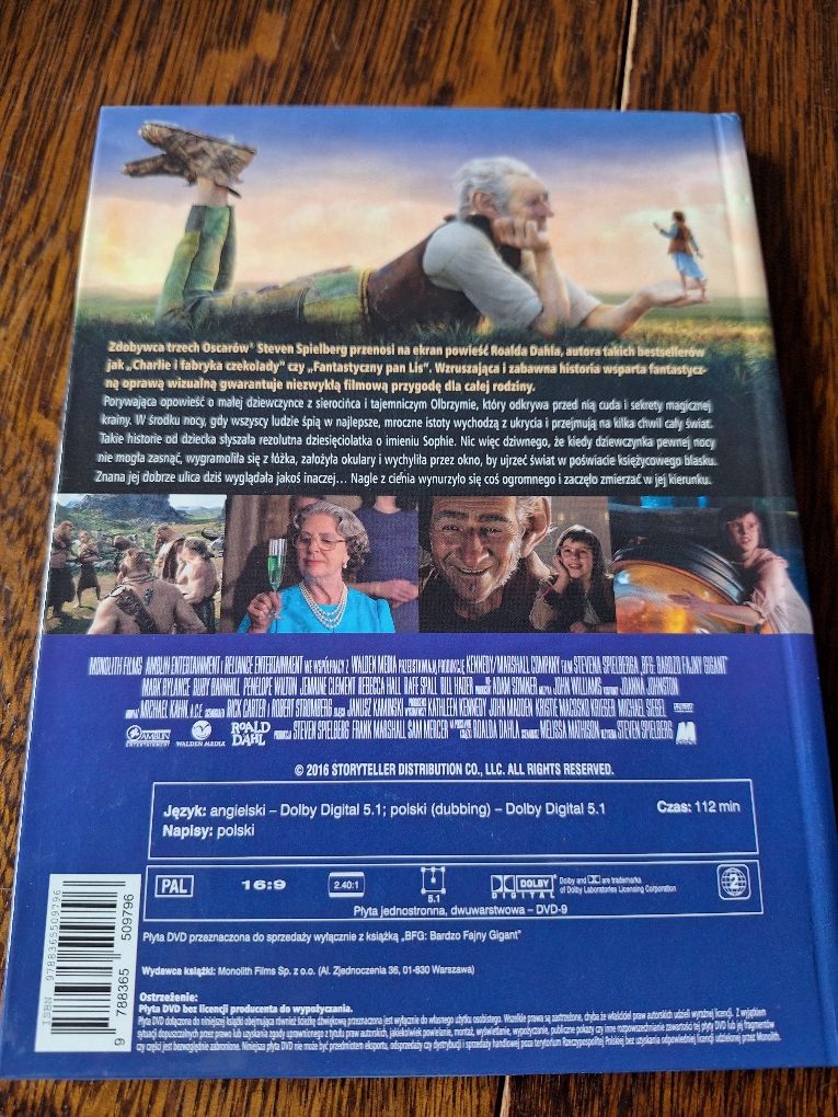 BFG. Bardzo fajny gigant. Film na DVD.