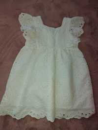 Sukienka suknia biała zara 98
