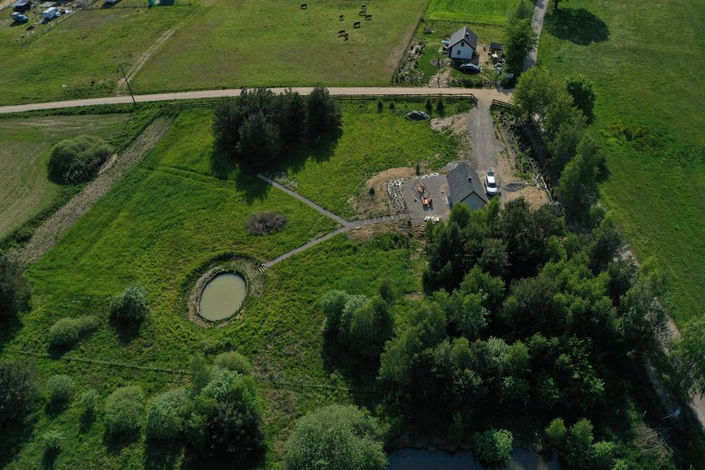 Działka 7000 metrów z domem mieszkalnym na Kaszubach