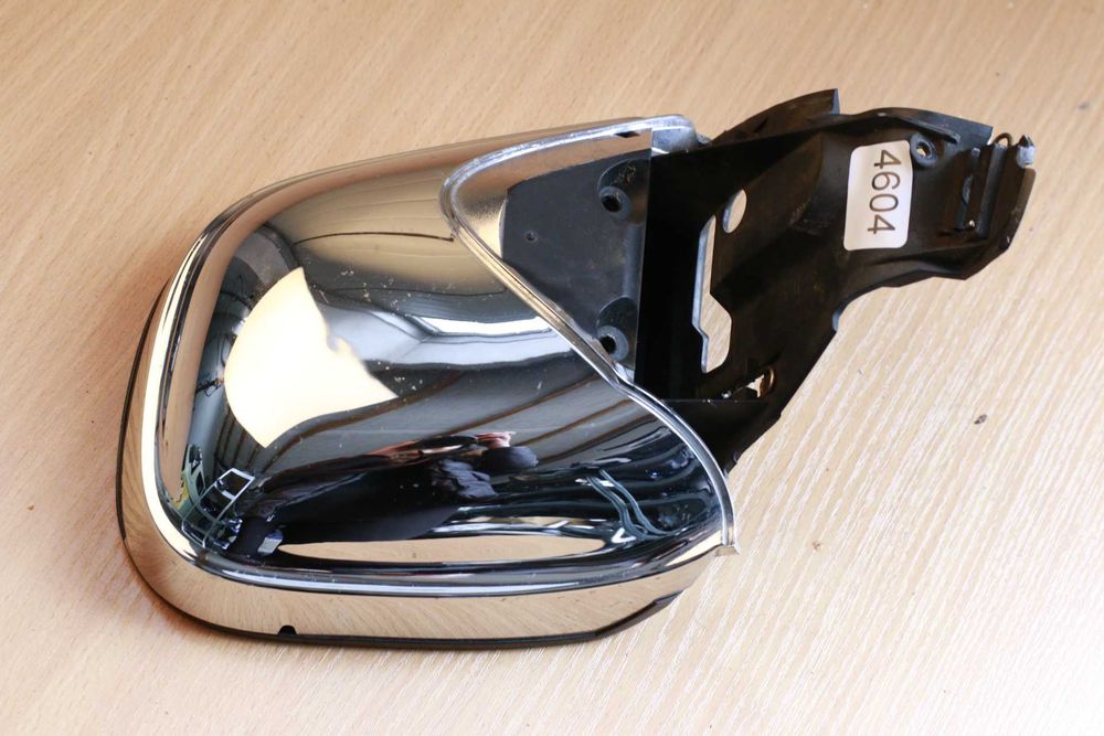 4604 BMW K1200LT Obudowa lusterka chrom-czarny, lusterko prawe