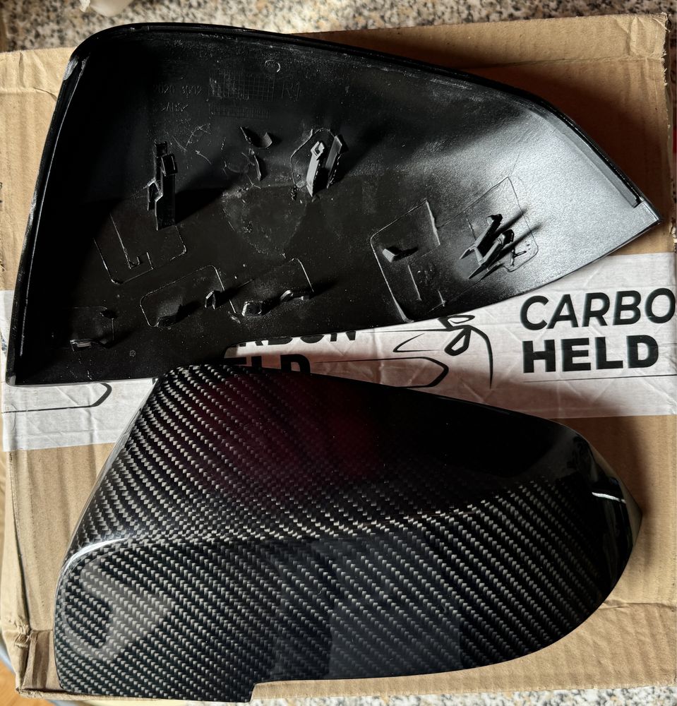 Capas de Espelho em Carbono BMW Serie F20 F21 F22 F30 F87 etc