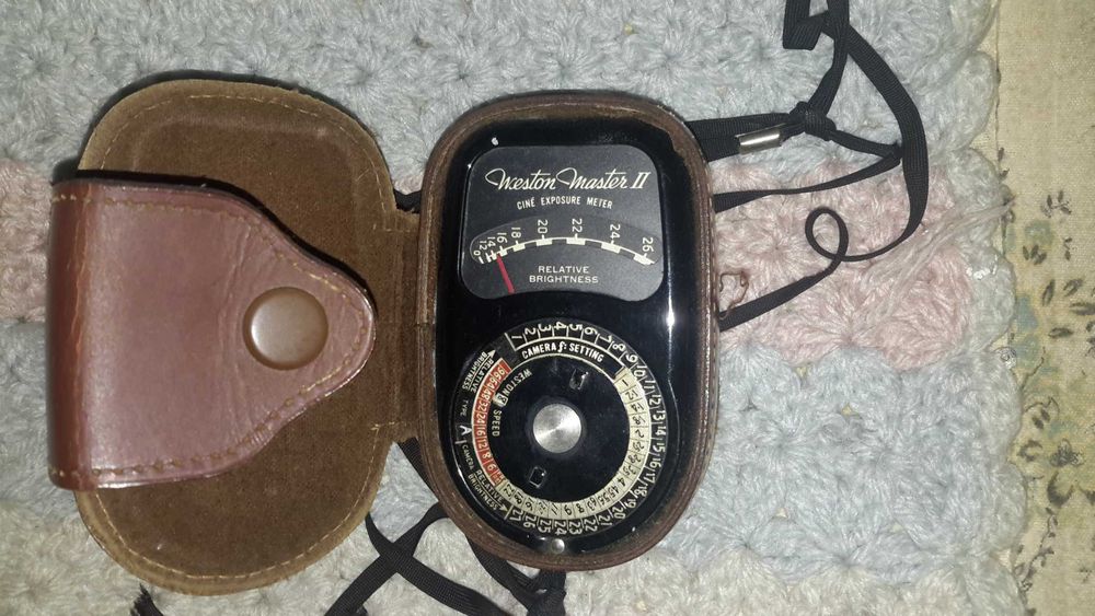 Weston master II modelo 736 ciné exposure meter