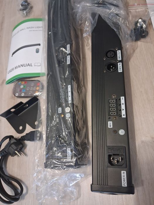 UKing LED DMX512 oświetlenie imprezowe 24x3W RGB Disco efekt świetlny