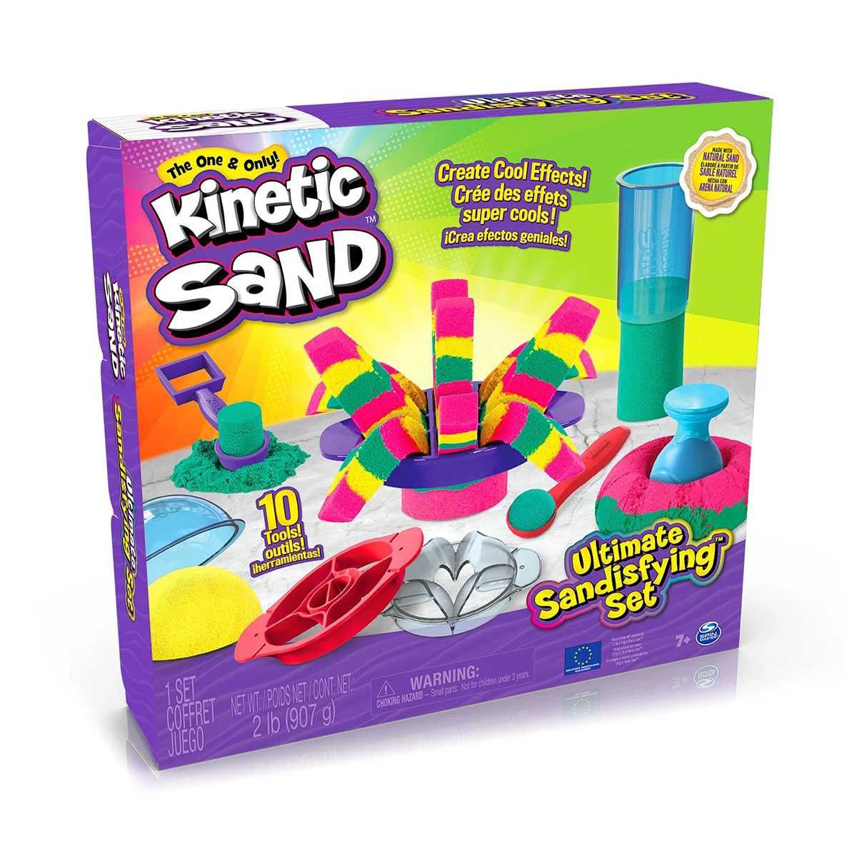 Набір піску Kinetic Sand Кольорові пригоди 71647, акція
