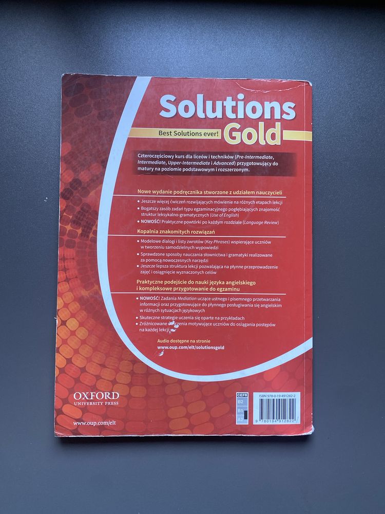 SOLUTIONS GOLD pre-intermediate - oxford